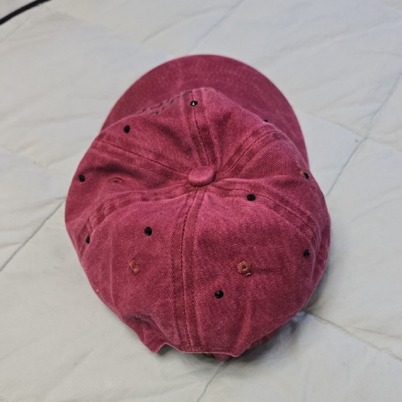 Pink Embroidered Cap - Picture 3 of 3
